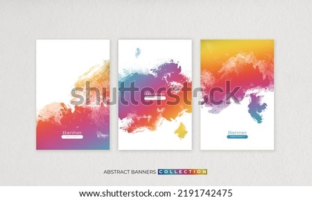 abstract creative commercial-banner template design 