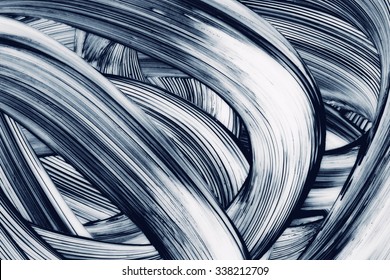 Abstract Curves grunge brush strokes hand painted background - Shutterstock ID 338212709
