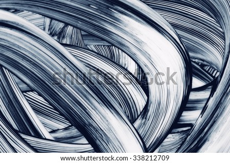 Abstract Curves grunge brush strokes hand painted background