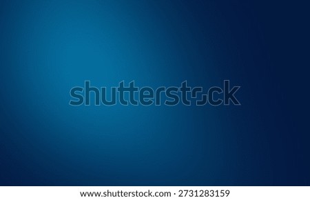 Abstract dark blue gradient background features a subtle light flare effect emanating from the upper left corner