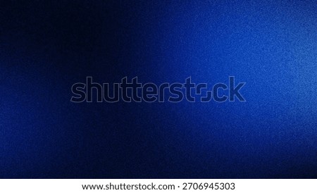 Abstract dark blue gradient texture with grainy nostalgic retro effect