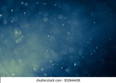 Abstract Dark Bokeh Lights Background , Defocused Background