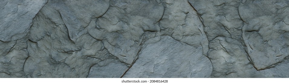 Abstract dark grey black slate background or texture. Close-up. Light gray rock backdrop. - Shutterstock ID 2084816428
