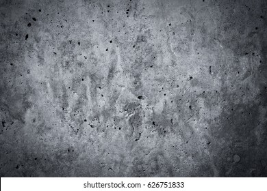 Abstract Dark Grunge Concrete Texture For Background