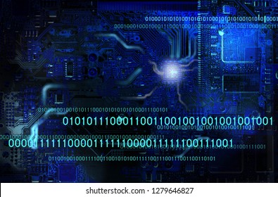 abstract IT data background