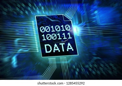 abstract IT data background