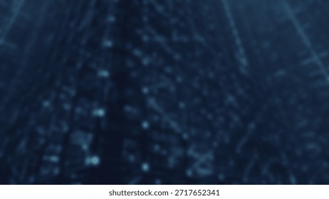 Abstract Data Flow Network Grid in Deep Blue.