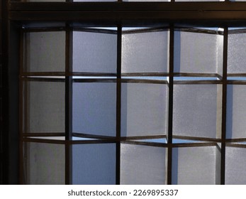 abstract design of cubes on the ceiling