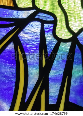 Similar – Image, Stock Photo stained glass