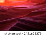 Abstract details of  slot canyon wall lower antelope canyon