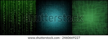 Abstract digital background with binary code. Hackers, darknet, virtual reality and science fiction concept.