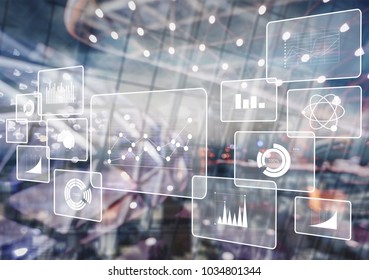 Abstract Digital Business Chart Stock Photo 1034801344 | Shutterstock