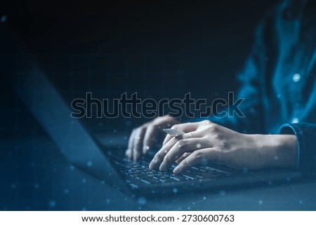 Abstract digital particle and data network concept with glowing connections and global technology structure. Represents big data, innovation, communication systems, and advanced infrastructure.