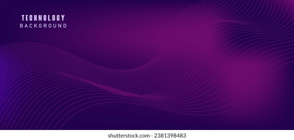 Abstract digital technology futuristic blue pink background.
