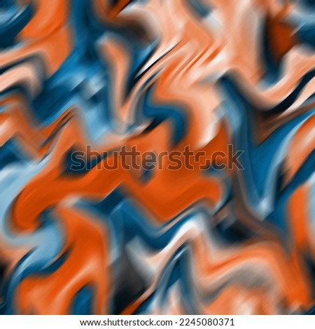 Abstract Digital Watercolor Painting Marbling Liquid Waves   Seamless Pattern Blurred Tie Dye Background