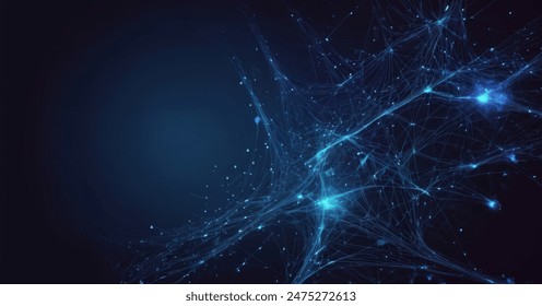 Abstract digital web of interconnected points and lines. Modern sophisticated background design for banners and posters. - Powered by Shutterstock