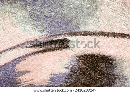 abstract discret brush colorful painting on the city street wall , background of color paint for grsign , abstraction texture