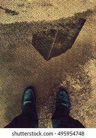 Abstract double exposure.