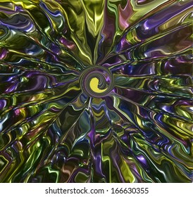 abstract  dynamic eye of the storm 