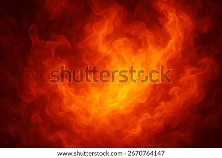 Abstract Dynamic Fire Flame Energy Inferno Heat Background Illustration