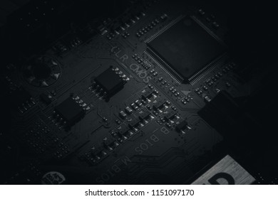 Abstract  Electronic computer background. 