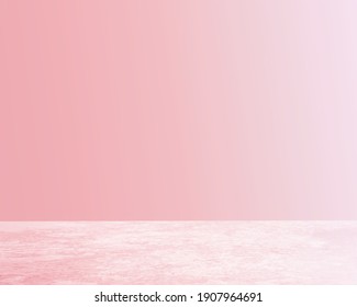 Abstract empty pink background and empty table top
