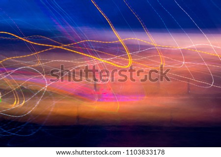 Similar – Sunrise in the sea for background