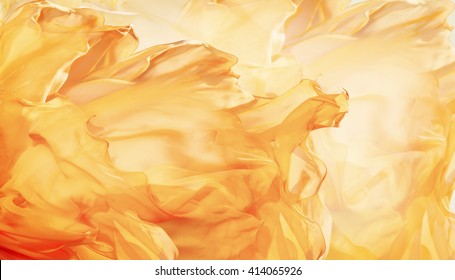 Abstract Fabric Flame Background, Artistic Waving Cloth Fractal Pattern