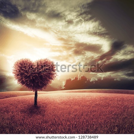 Similar – Image, Stock Photo View over lush meadows and bright yellow rape fields against blue sky in nice weather, in the background power pylons