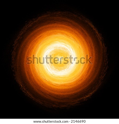 abstract fireball