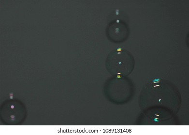 abstract floating bubbles