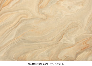 Abstract fluid art background light brown   beige colors  Liquid marble  Acrylic painting canvas and sand pearl gradient   splash  Watercolor backdrop and wavy pattern  Stone section 