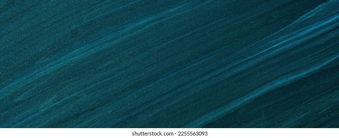 Abstract fluid art background navy blue colors. Liquid marble. Acrylic painting on canvas with emerald gradient. Watercolor backdrop with striped pattern. Stone wallpaper. - Powered by Shutterstock