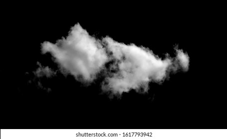Abstract fog or smoke effect black background white smoke