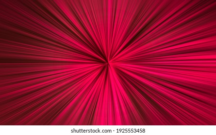 Resumen del fondo de visión rápida de movimiento super rojo fractal  Ilustración mágica 