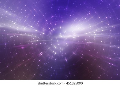 Abstract fractal violet background with crossing circles and ovals. disco lights background. - Shutterstock ID 451825090