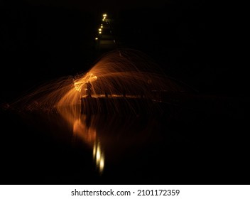 An Abstract Freeze Light - Insubstantial Nature Background