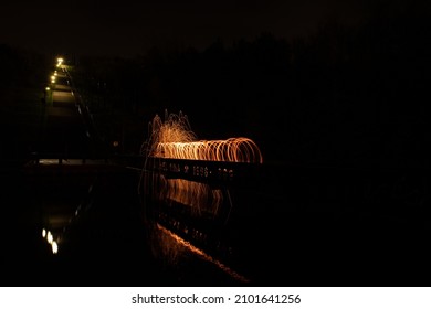 An Abstract Freeze Light - Insubstantial Nature Background