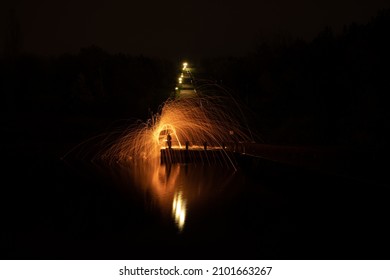 An Abstract Freeze Light - Insubstantial Nature Background