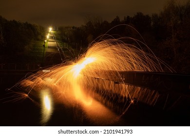 An Abstract Freeze Light - Insubstantial Nature Background