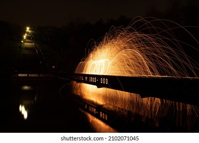 An Abstract Freeze Light - Insubstantial Nature Background