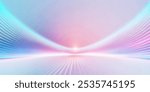 Abstract Futuristic Blur Gradient 3D Render Background Creative Design Wawe Pink Template Colorful Display Podium Backdrop Soft Modern Liquid Art Texture Banner Dynamic