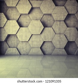 Abstract geometric background of the concrete - Shutterstock ID 121091335