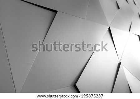 Abstract geometric background of the wall