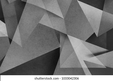 Abstract geometric composition with triangular shapes on background