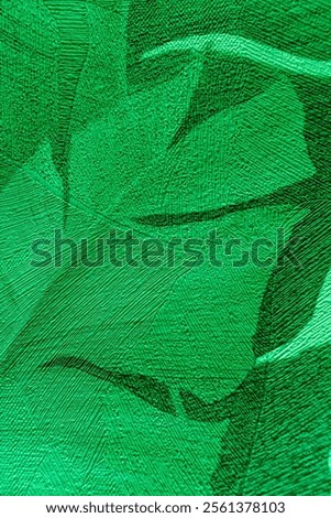 Abstract geometric pattern design fabric trend for women's wear fabrics - woven, knitted or jacquard fibre, yarns, patterns, finish, woven texture. Tropical leaf design. Summer vacation travel concept