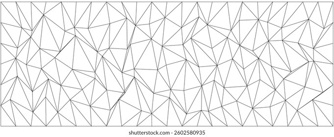 Abstract geometric pattern of intersecting lines and shapes for creative design or background.