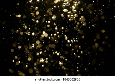 Abstract Gold Bokeh Black Background Stock Photo 1845362935 | Shutterstock