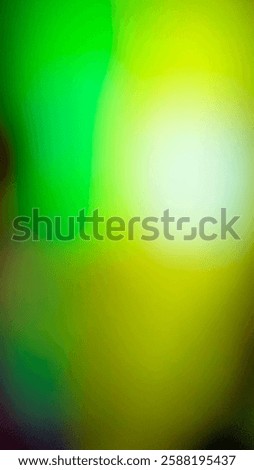 Abstract gradient color blend, vibrant green and yellow hues, soft focus, possible use in website background