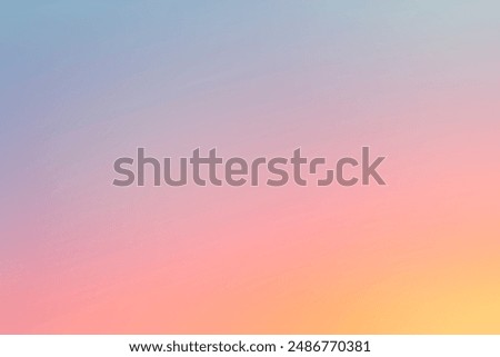 ABSTRACT GRADIENT ORANGE SKY BACKGROUND, BLURRY COLORFUL DESIGN FOR DIGITAL SCREEN, BANNER, BOARD, APP OR WEB
